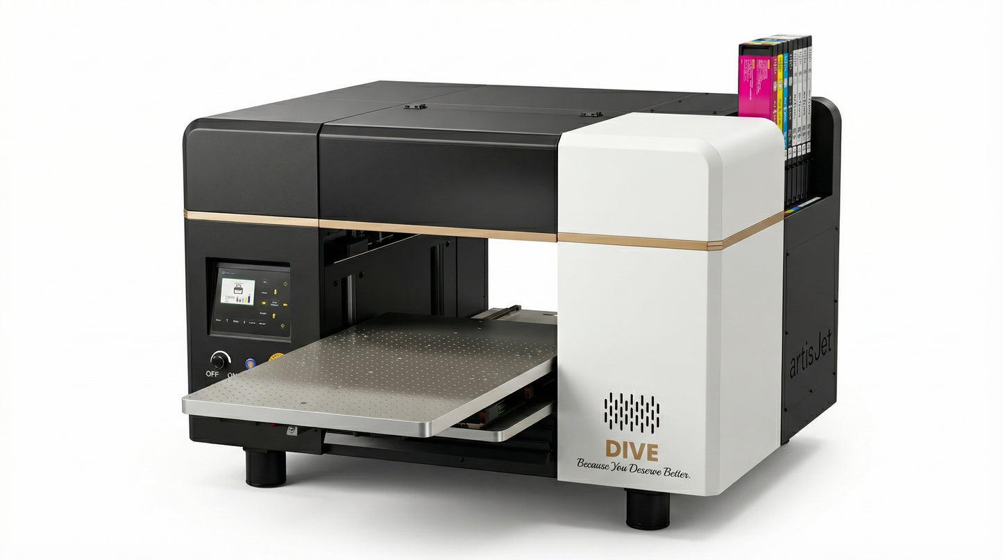NEW artisJet DIVE Compact UV Printer for ADA Signage & Personalization
