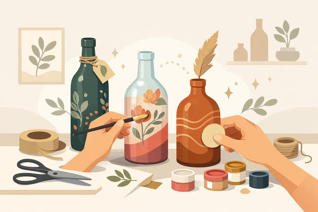 How to Decorate Bottles for Sale - Artisjet Scandinavia