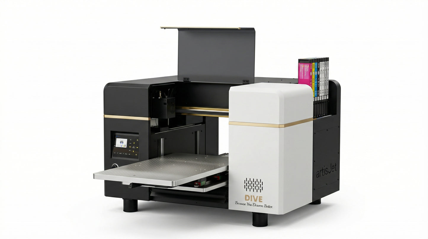 NEW artisJet DIVE Compact UV Printer for ADA Signage & Personalization